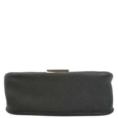 LOUIS VUITTON Buci Epi Grained Leather Shoulder Bag Black