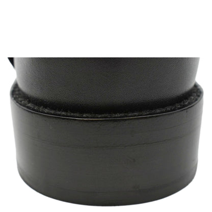 LOUIS VUITTON Westside Flat High Leather Boot Noir Black