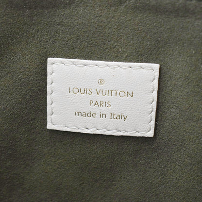 LOUIS VUITTON Coussin PM Monogram Embossed Shoulder Bag Creme