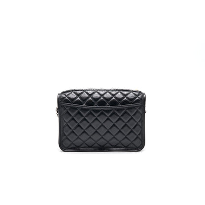 Chanel 18B Calfskin Camera Case Black