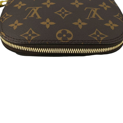 LOUIS VUITTON Alma Monogram Canvas Backpack Brown