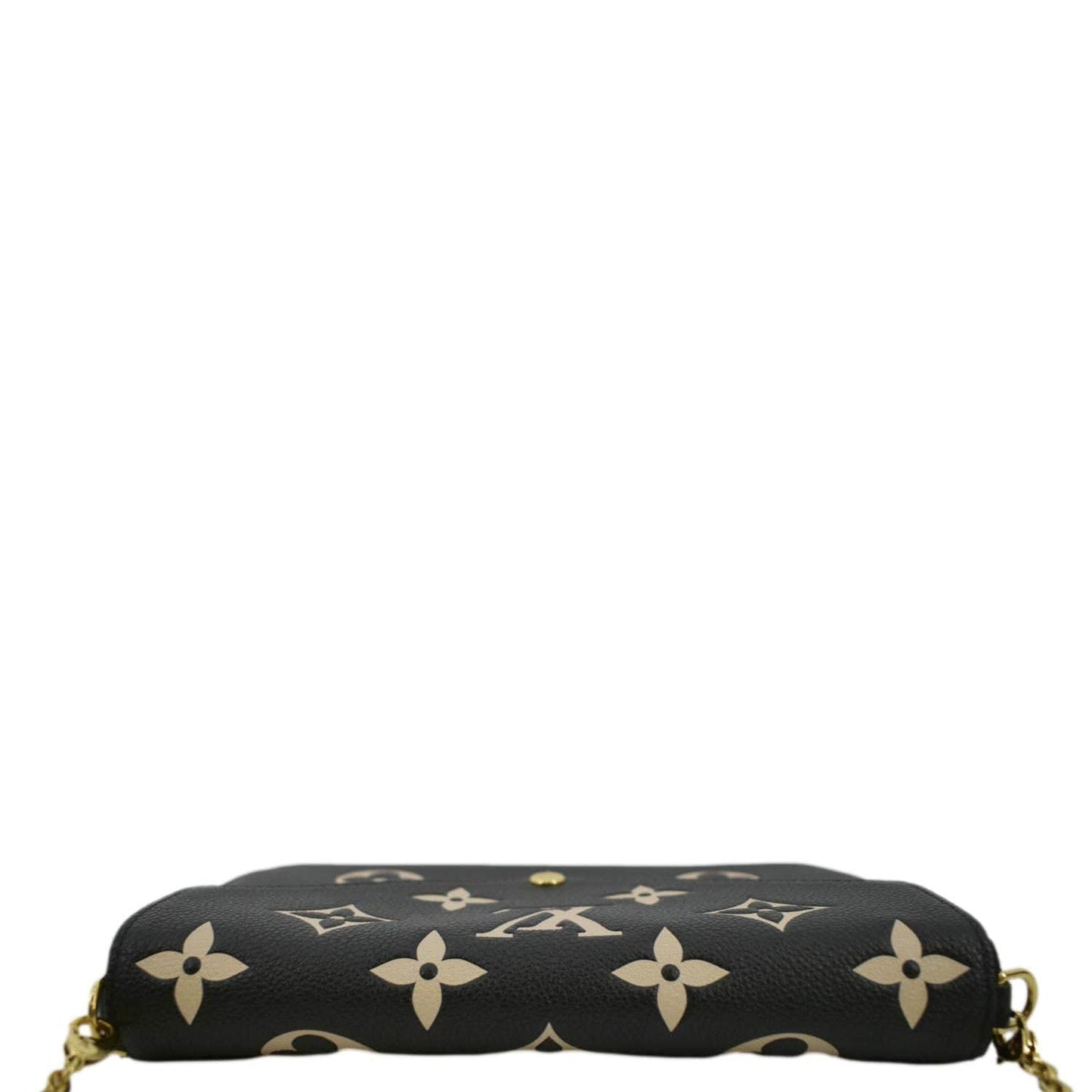 LOUIS VUITTON Felicie Pochette Monogram Empreinte Crossbody Bag Bicolor