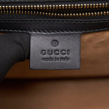 GUCCI SYLVIE MEDIUM TOTE BAG BLACK