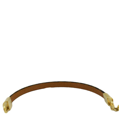 LOUIS VUITTON Tribute Charm Monogram Canvas Bracelet Brown