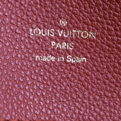 LOUIS VUITTON Bagatelle Monogram Empreinte Leather Shoulder Bag Red