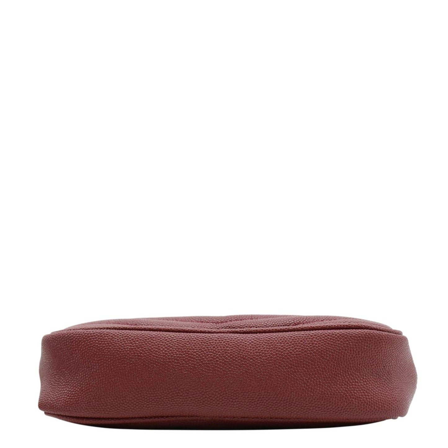 YVES SAINT LAURENT Lou Chevron Leather Camera Crossbody Bag Red