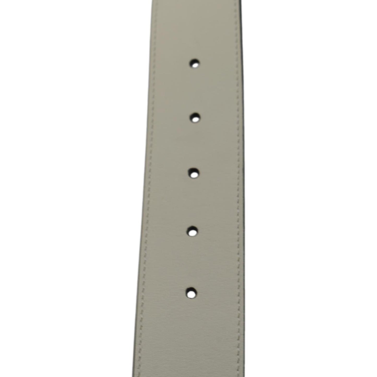 GUCCI Double G buckle Marmont Leather Belt Off White 400593 Size 70/28