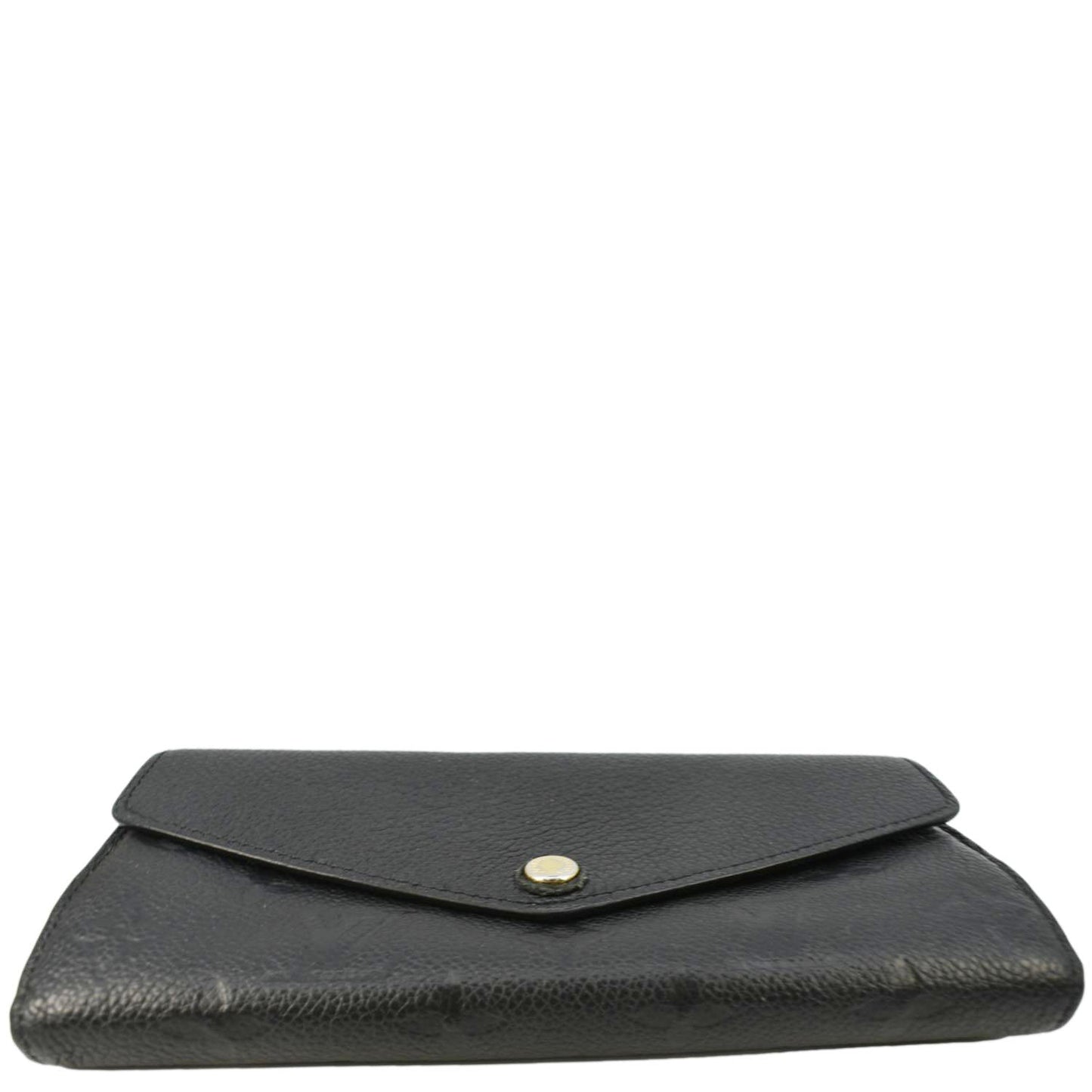LOUIS VUITTON Sarah Monogram Empreinte Leather Wallet Black