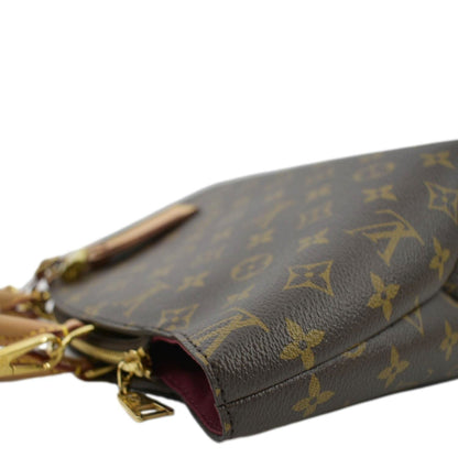 LOUIS VUITTON Petit Palais Monogram Canvas Shoulder Bag Brown