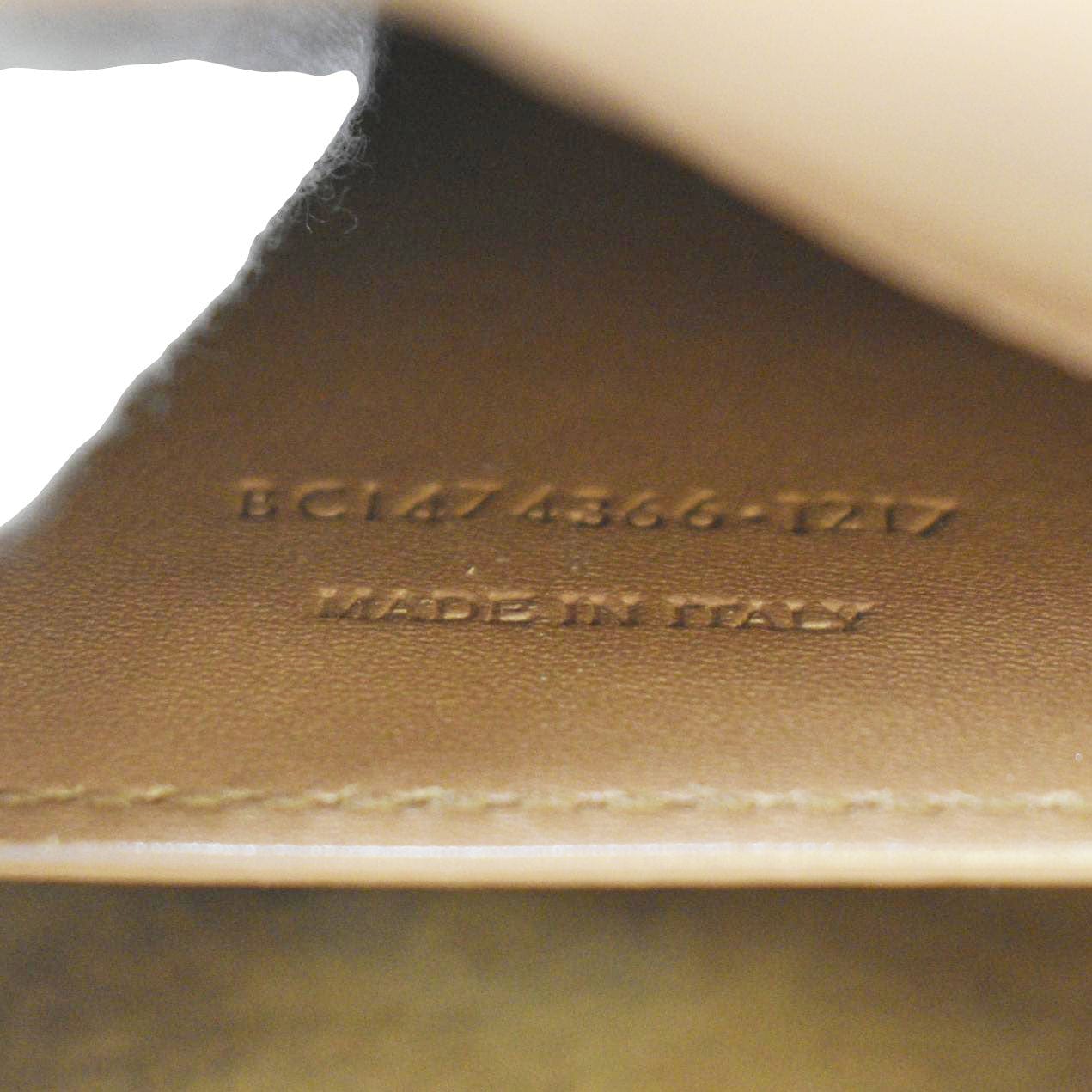 YVES SAINT LAURENT Kate Leather Chain Clutch Crossbody Bag Tan