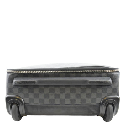 LOUIS VUITTON Pegase 55 Damier Graphite Business Suitcase Travel Bag Black