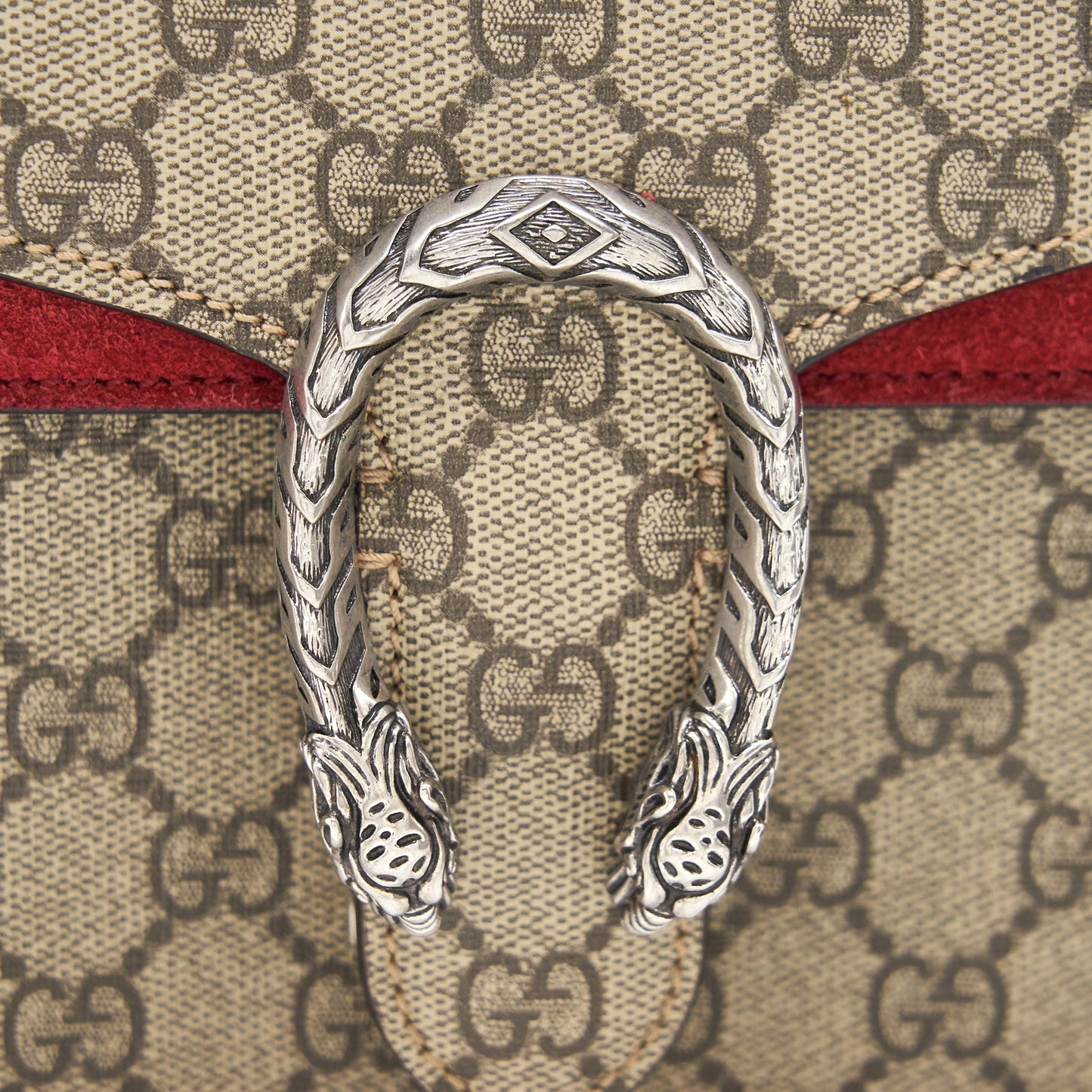 GUCCI DIONYSUS GG SUPREME MINI BAG RED