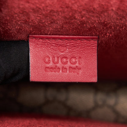 GUCCI DIONYSUS GG SUPREME MINI BAG RED