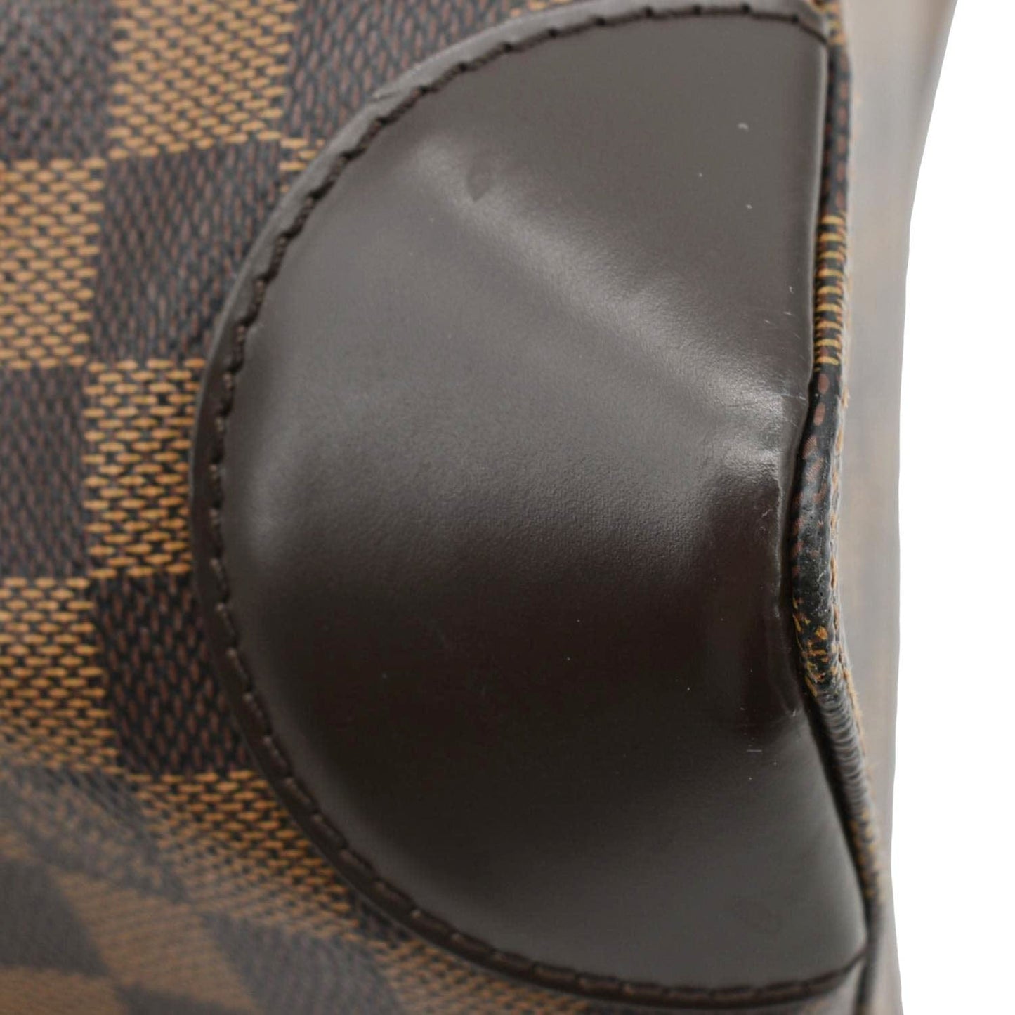 LOUIS VUITTON Hampstead PM Damier Ebene Shoulder Bag Brown