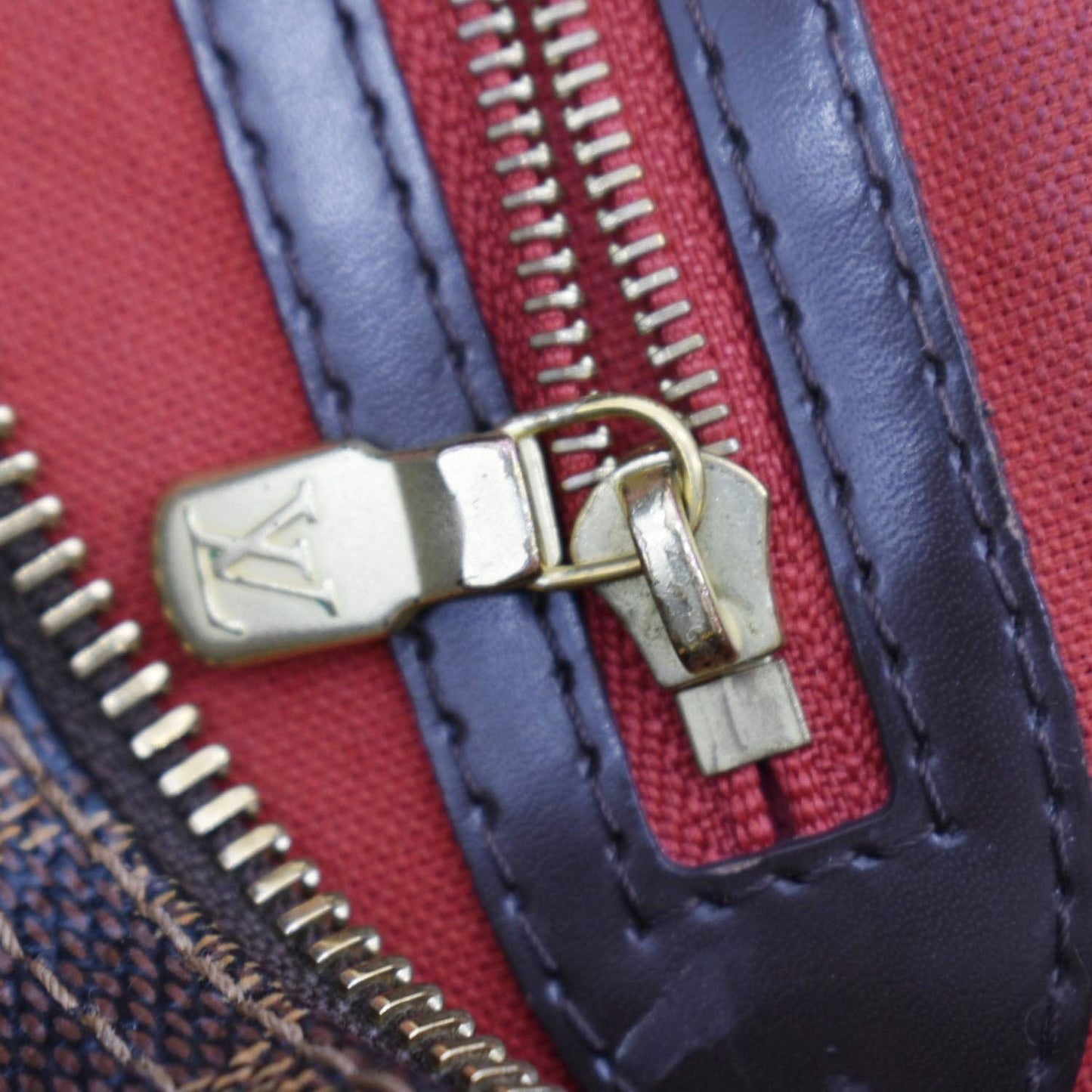 LOUIS VUITTON Speedy 30 Damier Ebene Satchel Bag Brown
