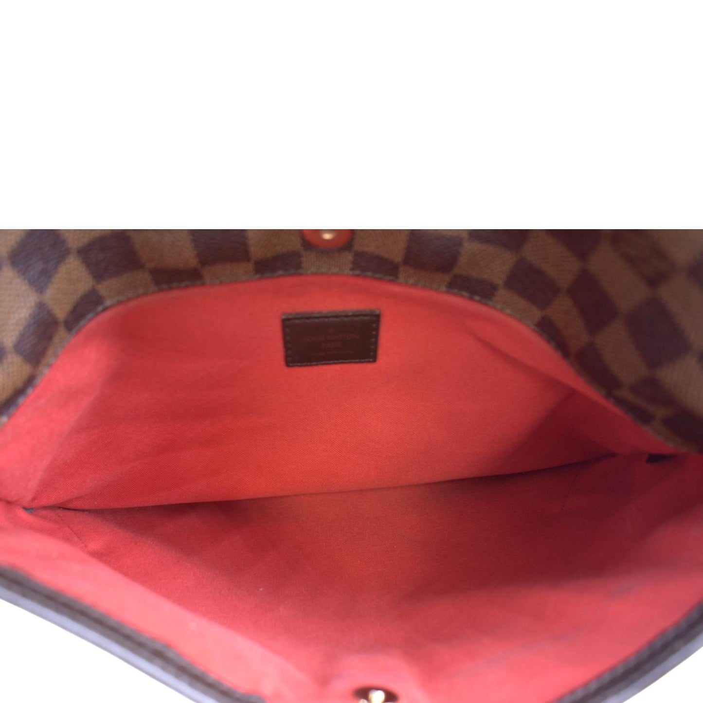 LOUIS VUITTON Bloomsbury PM Damier Ebene Crossbody Bag Brown