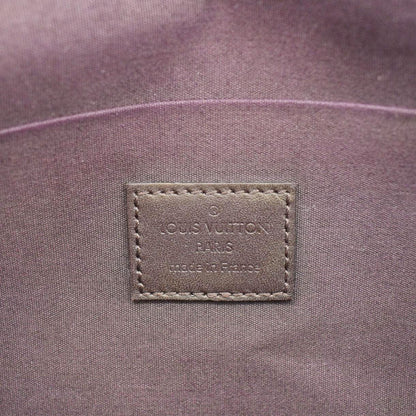 LOUIS VUITTON Felicie Pochette Monogram Vernis Crossbody Bag Amarante