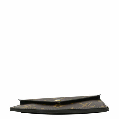 LOUIS VUITTON Monogram Canvas Recto Verso Card Holder Brown