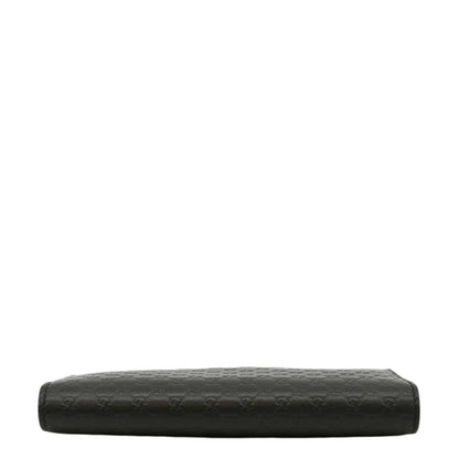 GUCCI Microguccissima GG Leather Bi-fold Long Wallet Black 544479