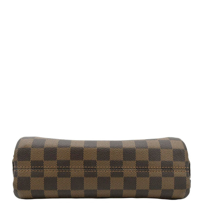 LOUIS VUITTON Croisette Damier Ebene Crossbody Bag Brown