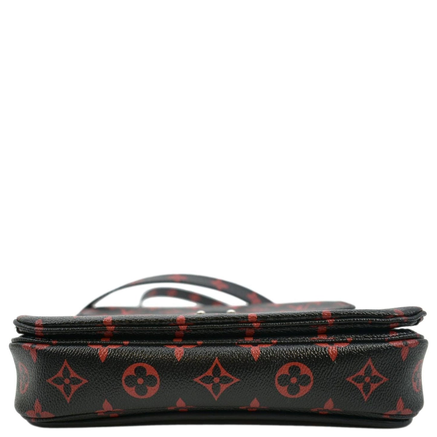 LOUIS VUITTON Metis Pochette Monogram Infrarouge Crossbody Bag Glossy Red