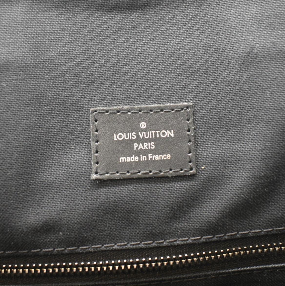 LOUIS VUITTON Christopher Monogram Macassar Canvas Backpack Bag Brown
