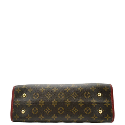 LOUIS VUITTON Popincourt NM Monogram Canvas Tote Bag Red