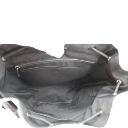 LOUIS VUITTON Christopher PM Reverse Monogram Eclipse Backpack Bag Black