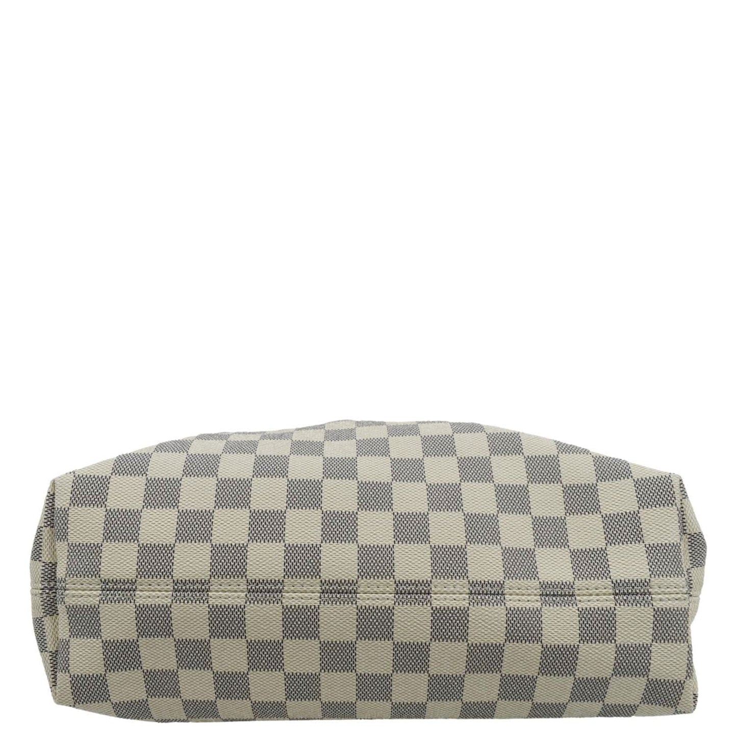 LOUIS VUITTON Graceful PM Damier Azur Shoulder Bag White