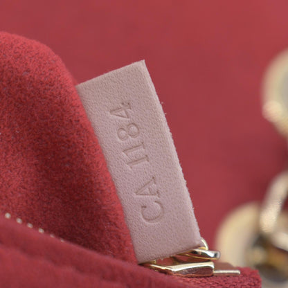 LOUIS VUITTON Pallas Chain Monogram Canvas Crossbody Bag Cherry