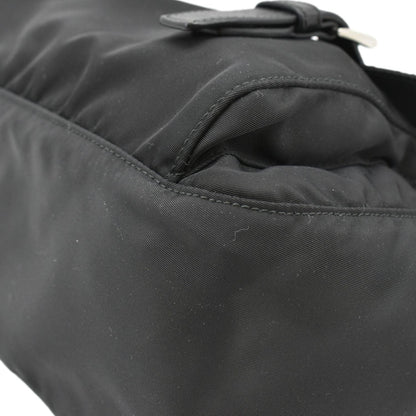 PRADA Vela Re-Edition Nylon Messenger Bag Black