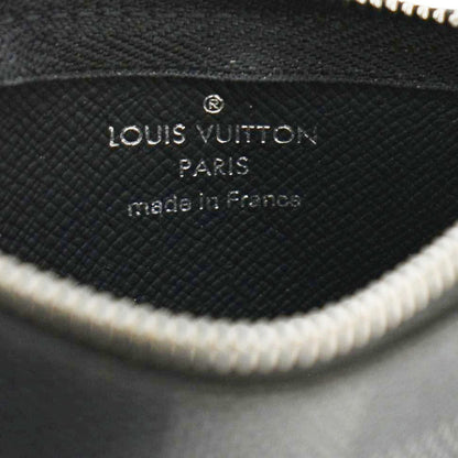 LOUIS VUITTON Damier Graphite Key Coin Pouch Black