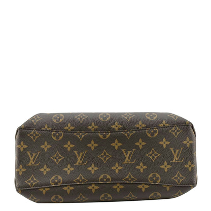 LOUIS VUITTON Rivoli PM Monogram Canvas Satchel Bag Brown
