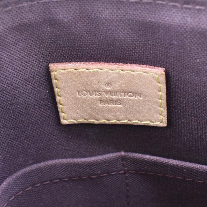 LOUIS VUITTON Rivoli PM Monogram Canvas Satchel Bag Brown