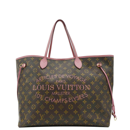 LOUIS VUITTON Neverfull GM Articles De Voyages Monogram Canvas Tote Bag Brown