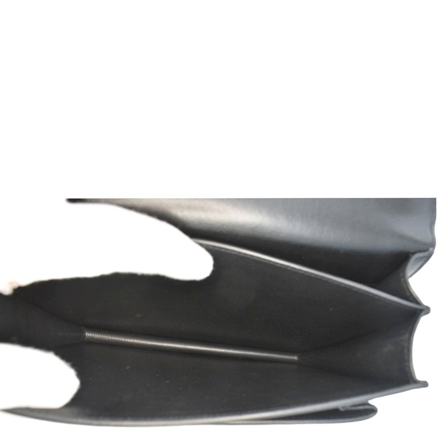 YVES SAINT LAURENT Sunset Medium Leather Shoulder Bag Black