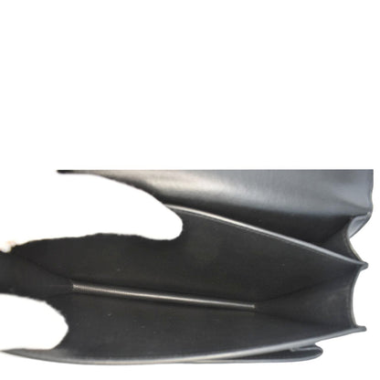 YVES SAINT LAURENT Sunset Medium Leather Shoulder Bag Black