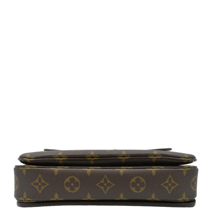 LOUIS VUITTON  Metis Pochette Monogram Canvas Crossbody Bag Brown