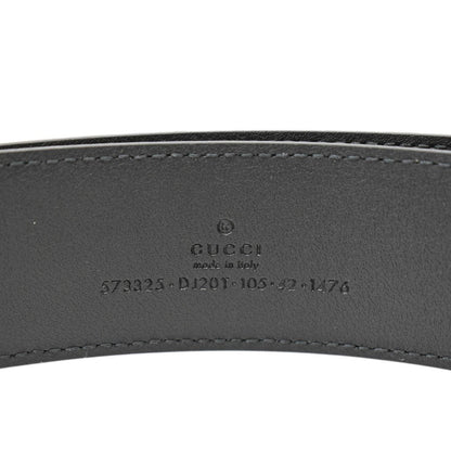 GUCCI Leather Belt Black 573325 Size 105 42