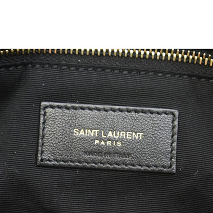 YVES SAINT LAURENT Loulou Puffer Small Quilted Lambskin Leather Chain Crossbody Bag Olive