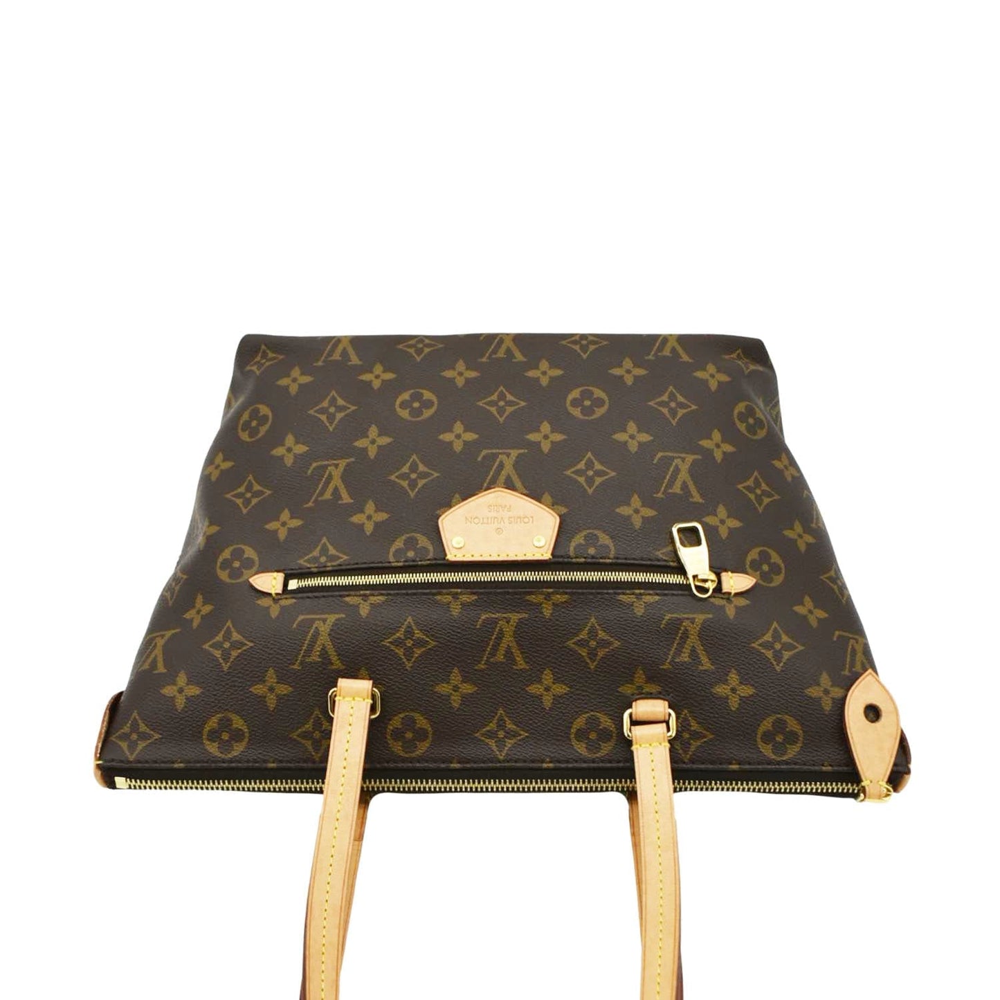 LOUIS VUITTON Iena PM Monogram Canvas Shoulder Bag Brown