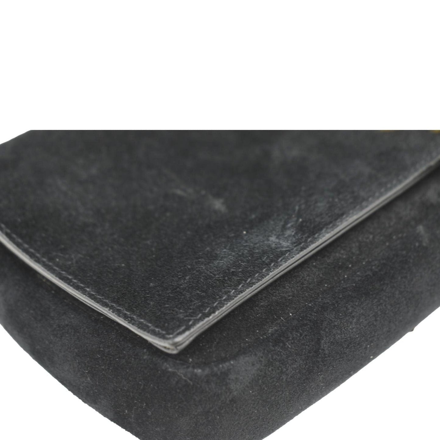 YVES SAINT LAURENT Kate Tassel Suede Crossbody Bag Black