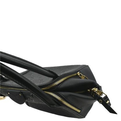 LOUIS VUITTON Marais MM Monogram Emperiente Satchel Bag Black