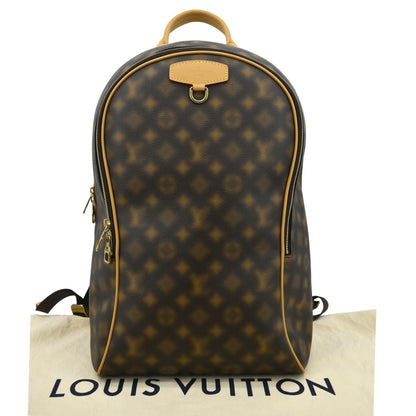 Louis Vuitton Ellipse Coated Canvas Backpack Bag Brown
