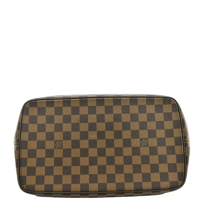 LOUIS VUITTON Saleya MM Damier Ebene Shoulder Bag Brown