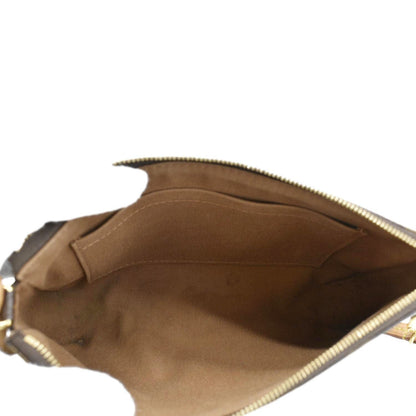 LOUIS VUITTON Pochette Accessoires Monogram Canvas Pouch Brown