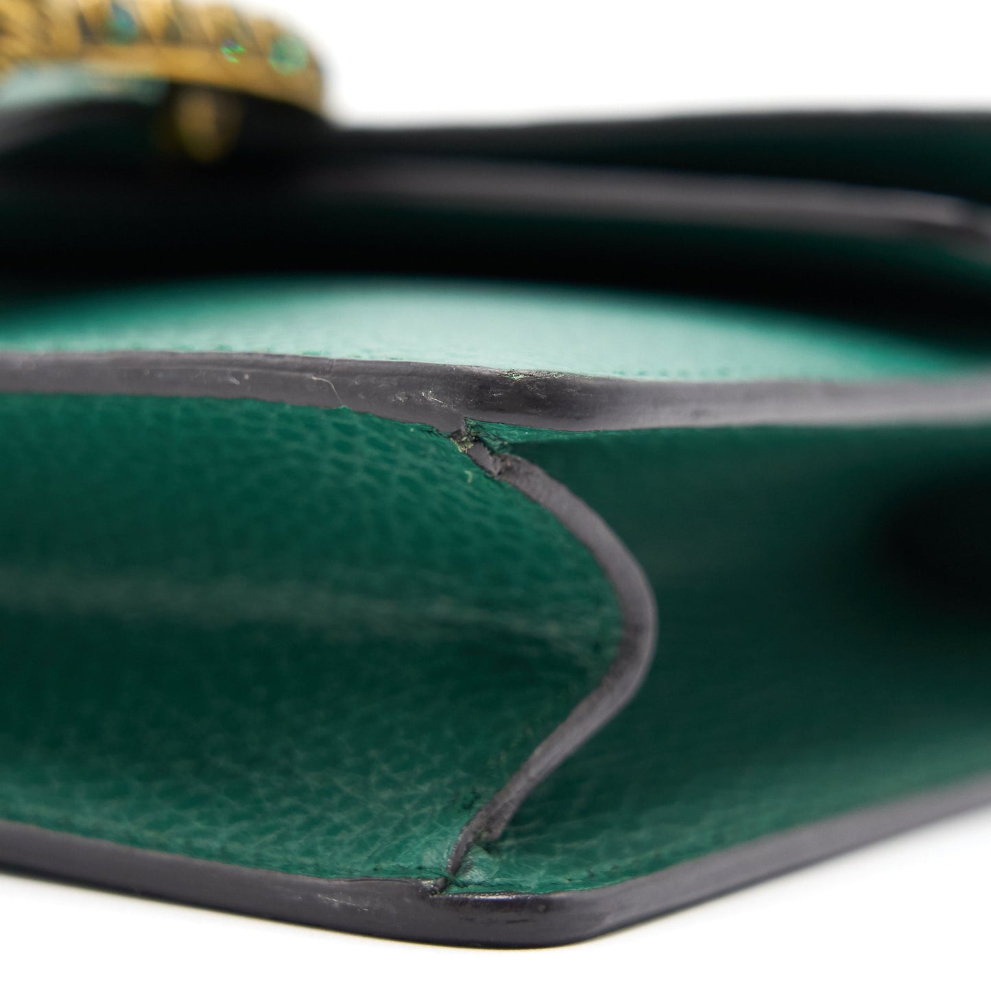 Gucci Dionysus Mini Leather Bag Green