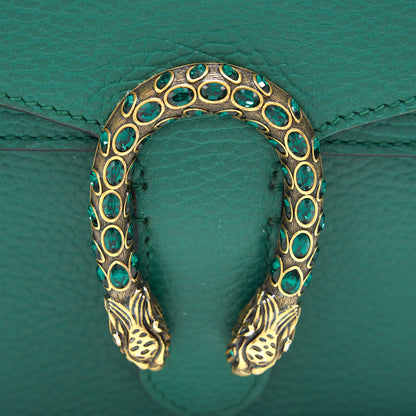 Gucci Dionysus Mini Leather Bag Green