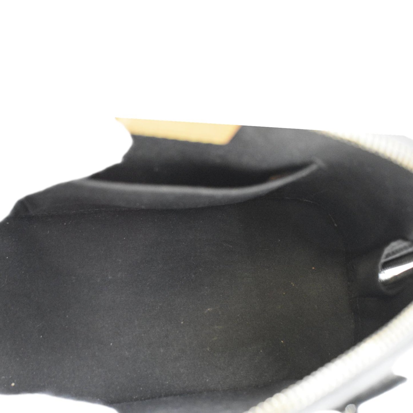 LOUIS VUITTON Alma BB Monogram Vernis Satchel Bag Black