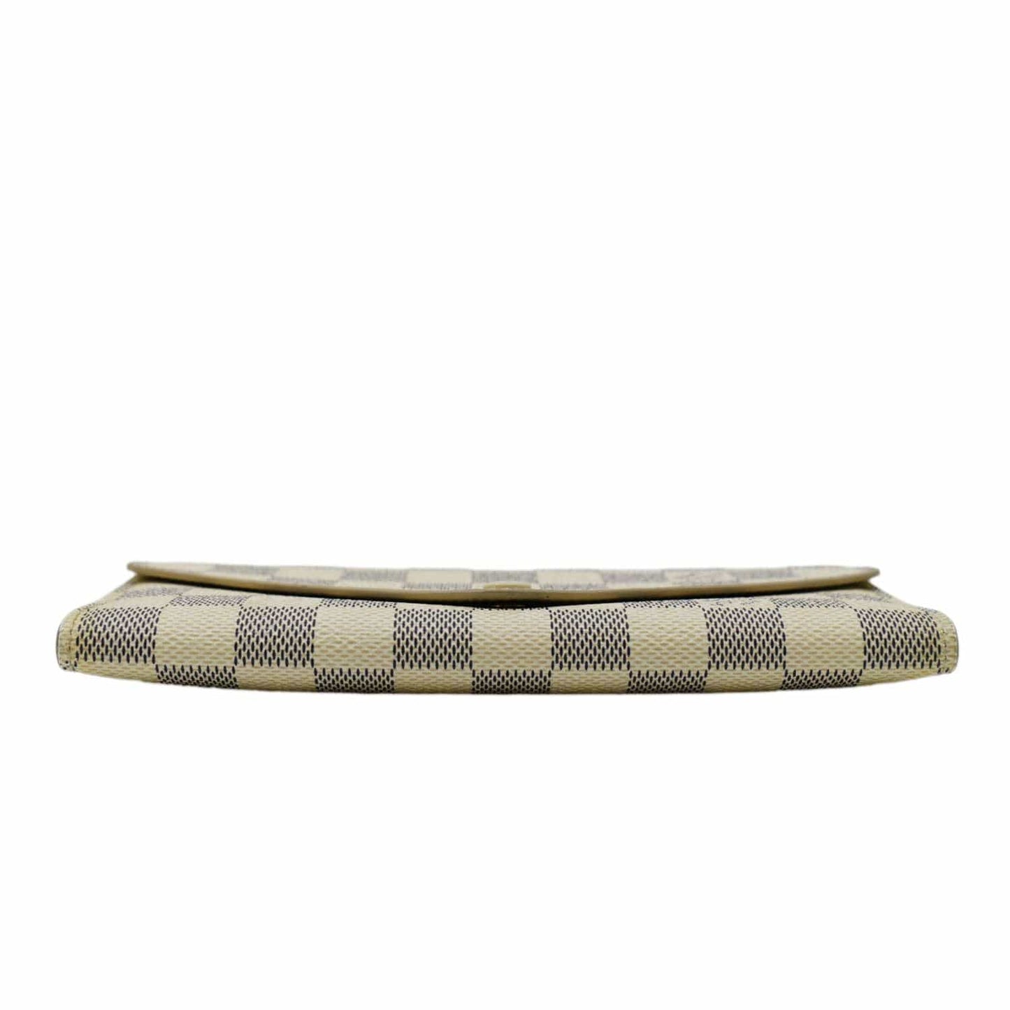 LOUIS VUITTON Josephine  Damier Azur Wallet White
